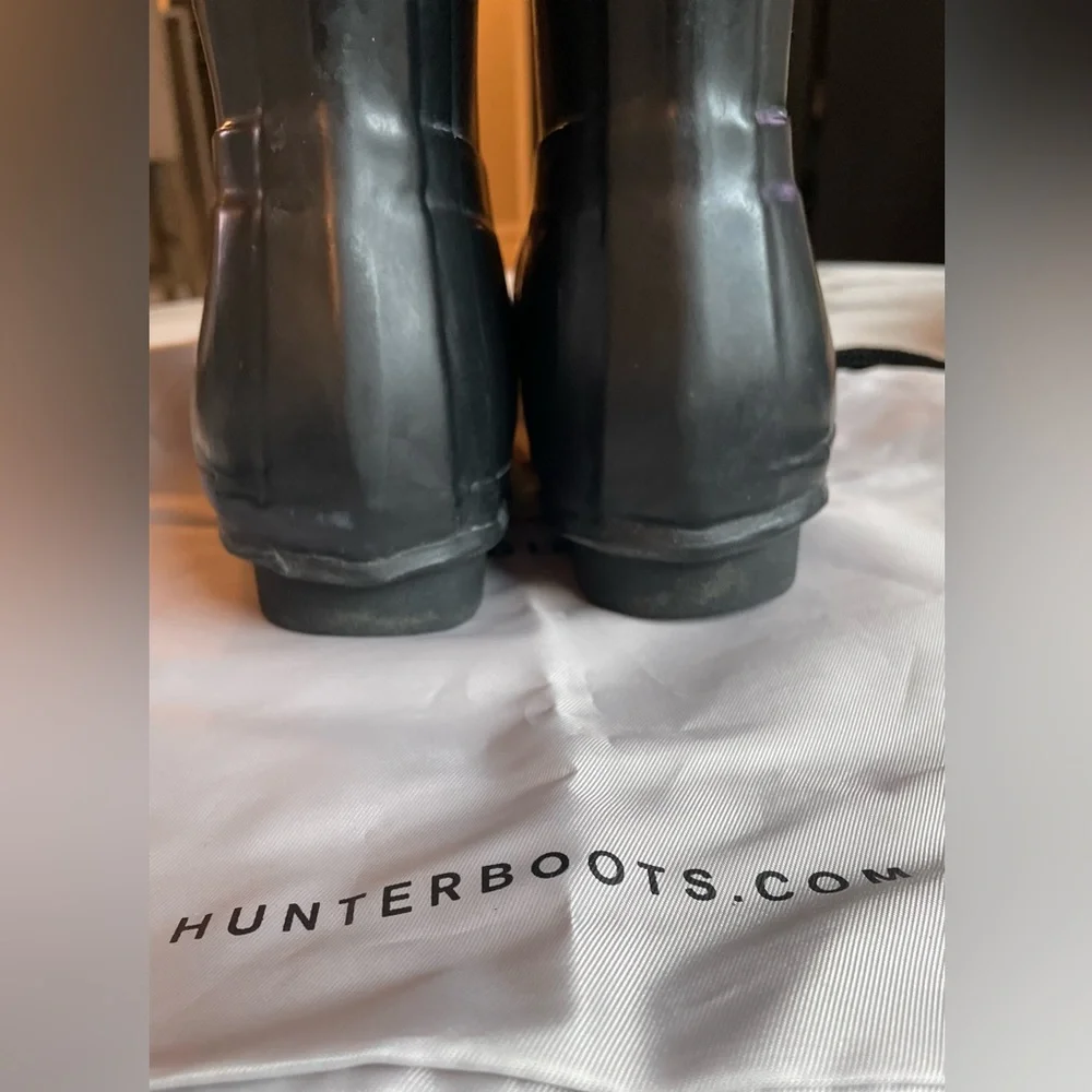 Hunter Women's Original Tall Matte Boots, Black, EU Size 38 - Picture 5 of 16